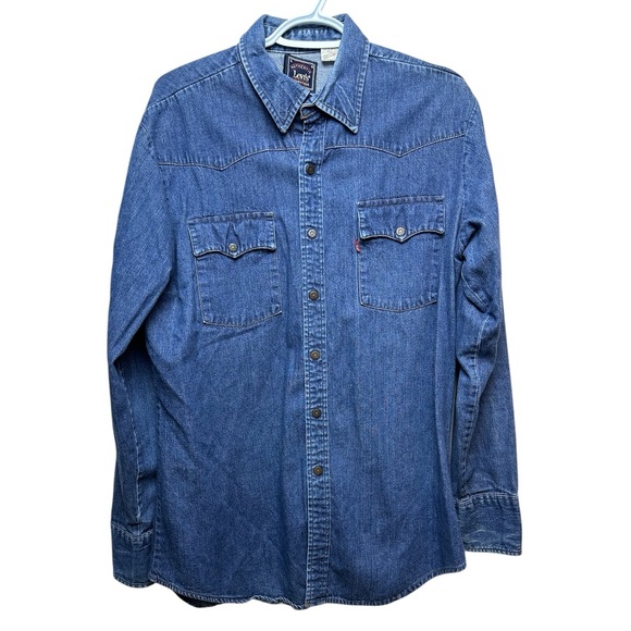 Levi's Other - Vintage Levis Snap Button Shirt sz L